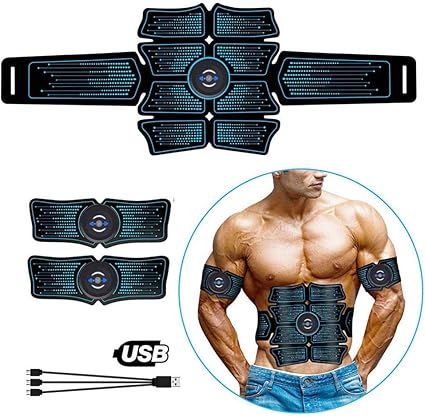 WWMH Muscular Electroestimuladores Entrenador ABS Ajustable ...