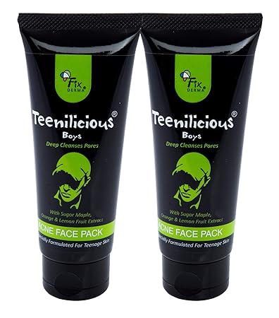 Teenilicious Anti Acne Pimple And Skin Tightening Oil Control Face Pack For Men S And Boys Pack Of 2 Combo Amazon In Beauty teenilicious anti acne pimple and skin tightening oil control face pack for men s and boys pack of 2 combo