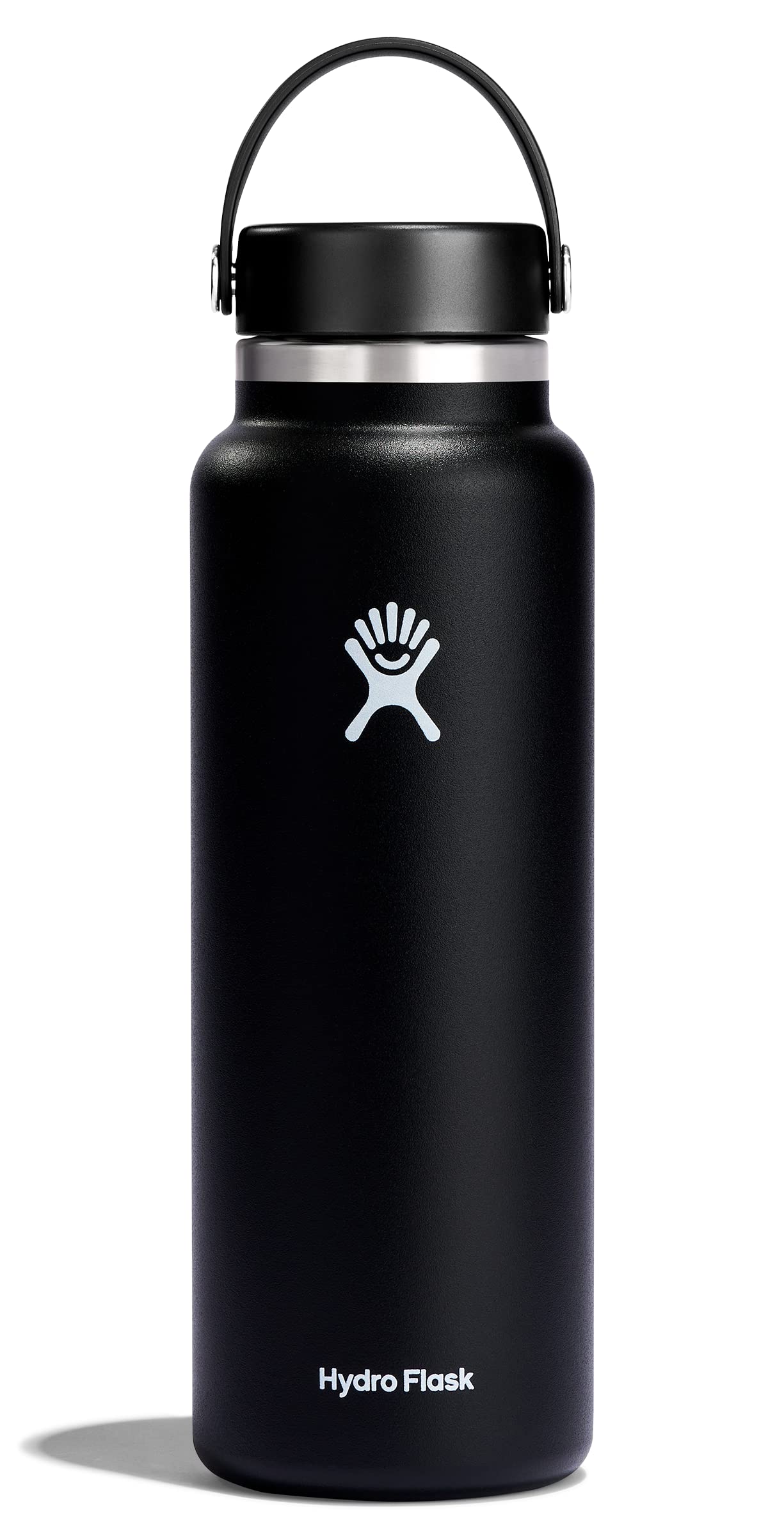 Photo 1 of Hydro Flask Water Bottle - Insulated Stainless Steel - Wide Mouth Flex Lid, Non Spill, Leakproof and Refillable in 40 Oz