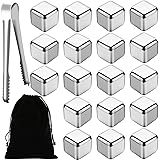 NANASO 18Pcs Metal Ice Cube,Reusable Whiskey