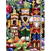 Vermont Christmas Company Three Nutcrackers Christmas Jigsaw Puzzle 550 Piece