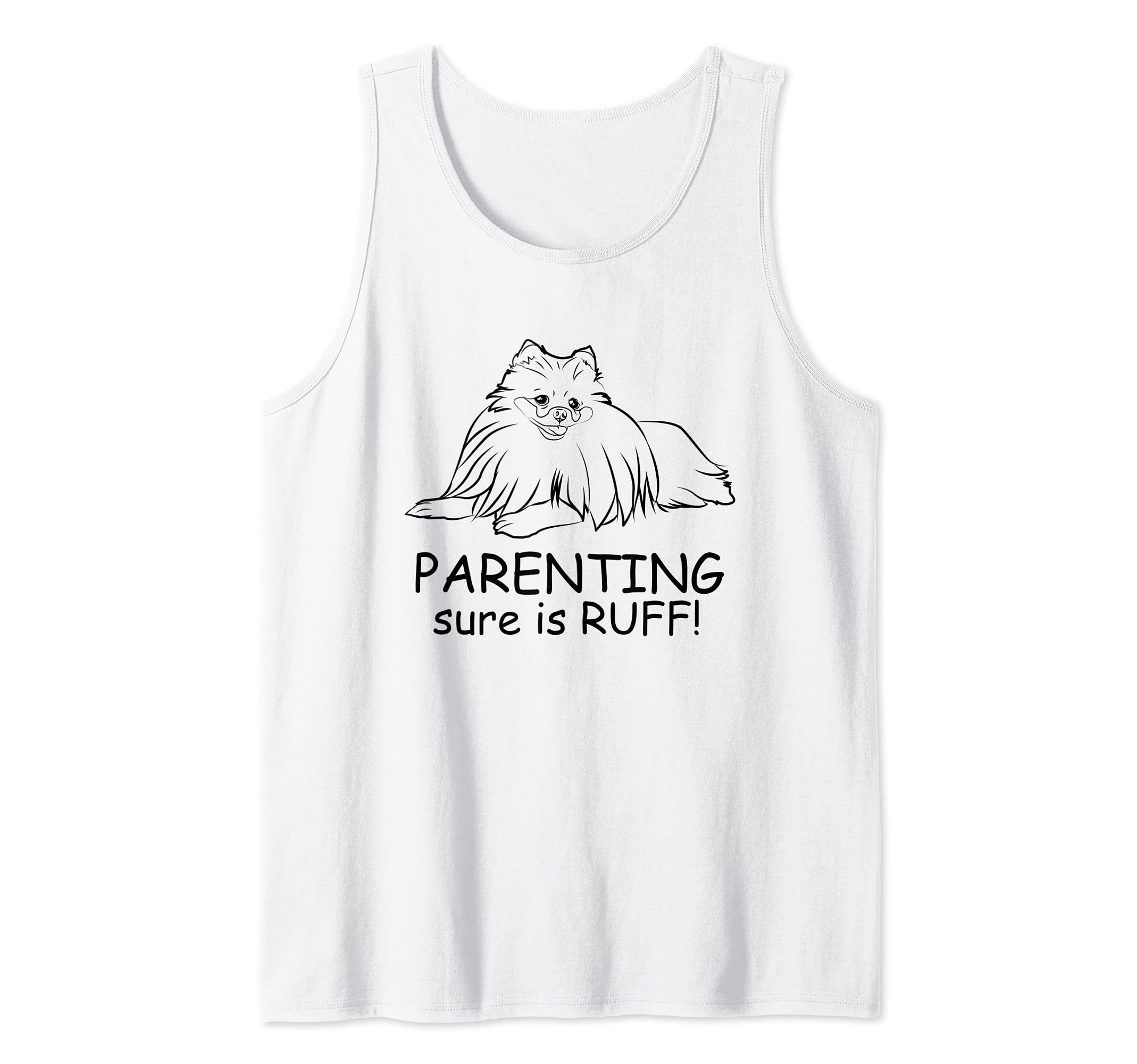 Pomeranian Dog Love-r Cute Funny Dog Mom Tank Top