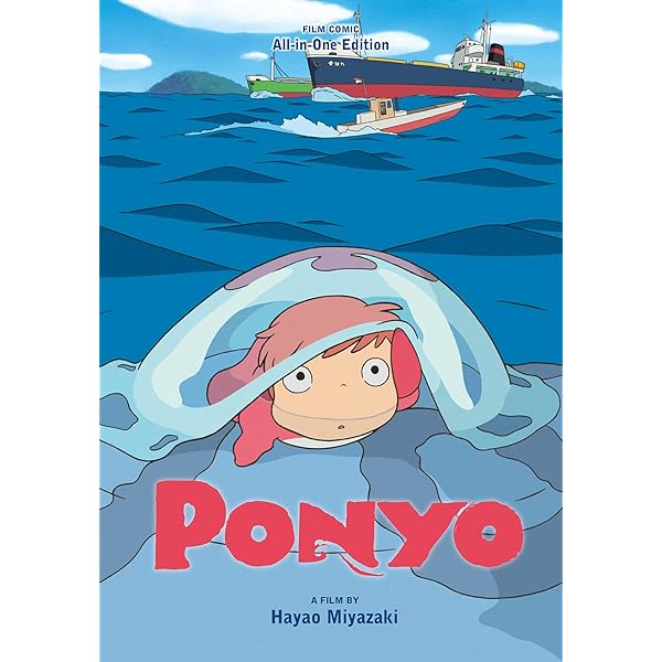 Ponyo on the Cliff by the Sea Anime Picture Book (Japanese