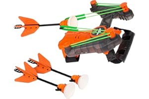 Zing Air Hunterz Wrist Bow - Includes 1 Wrist Bow and 3 Suction Cup Arrows, Launches Arrows Up to 40 ft
