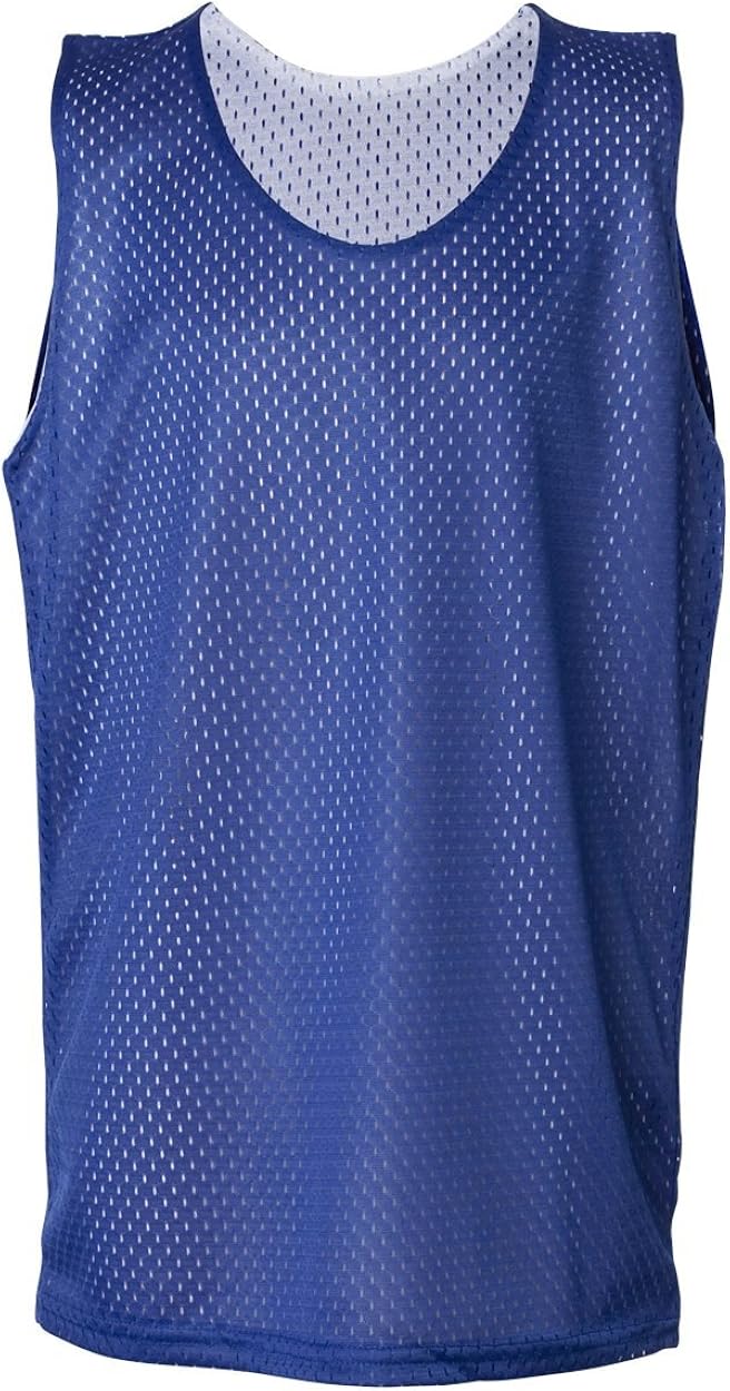Reversible Basketball Tank Mesh Jersey Uniform (16 Colors in Youth, Adult & Ladies Sizes): Clothing