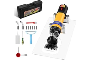 700W Carpet Trimmer Tufting Shears,FancyBant Electric Rug Shaver,6-Speed Adjustable Tufting Carving Clippers,Portable Low Vibration Rug Making Supplies Kit Set for Clipping and Triming Carpets