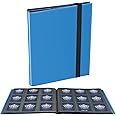 JIQEZNL Card Binder, Upgraded 9 Pockets Trading Card Collection Binder for Cards, 360 Card Book Holder Album for Yugioh, MTG, TCG, Magic, Sports Cards - Blue