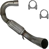Stainless Steel Flex Pipe Compatible with 2011-2020 Chrysler Town & Country, Dodge Grand Caravan, Ram C/V, Volkswagen Routan 