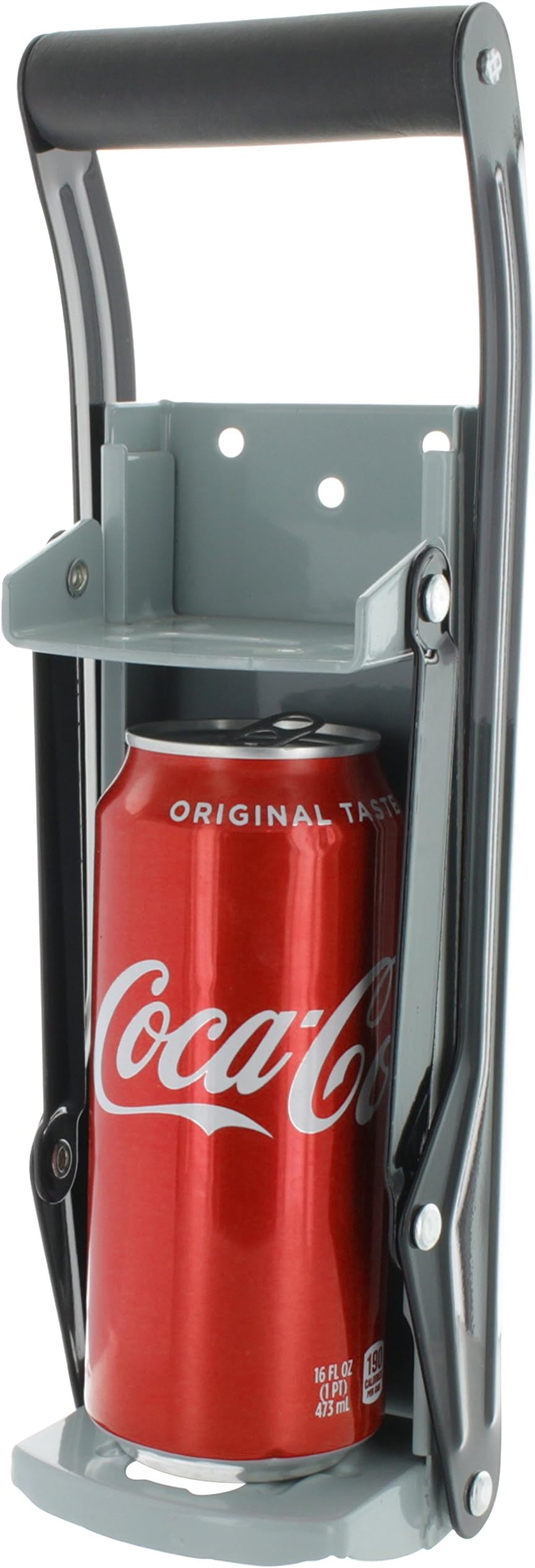 Vanitek 16 oz Aluminum Can Crusher & Bottle Opener | Heavy Duty Large Metal Wall Mounted Soda Beer Smasher – Eco-Friendly Recycling Tool