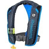 BLUESTORM Stratus 35 Inflatable Life Jacket PFD for Adults | US Coast Guard (USCG) Approved Automatic Self Inflating Life Vest Preserver with Manual Ripcord
