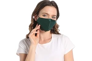 ROSEWARD 100% Mulberry Silk Face Mask for Women Men Reusable Adjustable with Filter Pocket