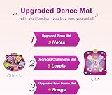 Rodzon Dance Mat Toys for Girls with LED Lights 3 Modes Adjustable Volume view 4