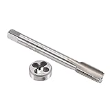 uxcell 3/8"-32 UNEF Tap and Die Set, HSS Machine