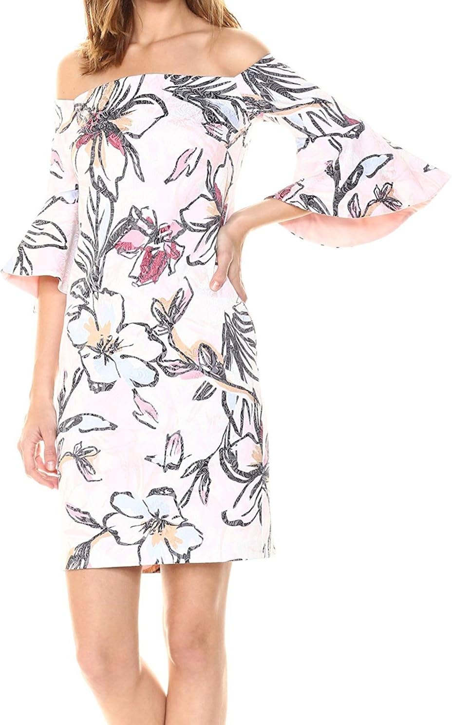 LAUNDRY BY SHELLI SEGAL Women's OffTheShoulder Floral