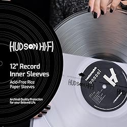 Hudson Hi-Fi Anti-Static Vinyl Record Inner Sleeves