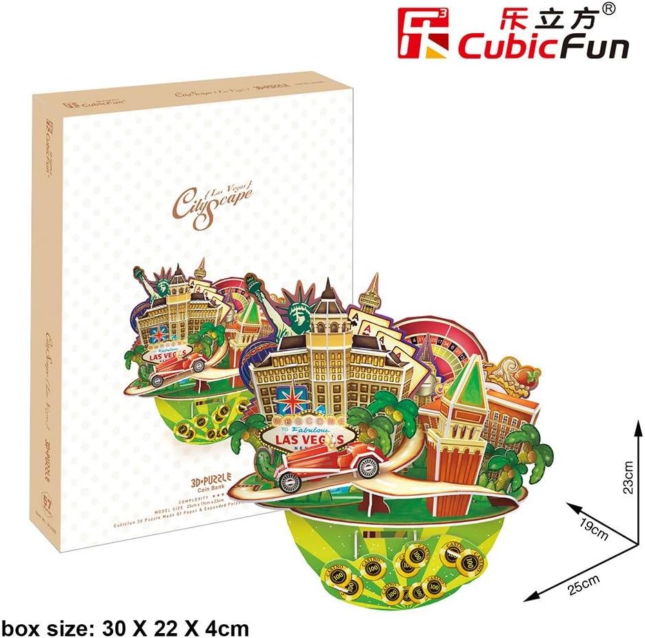 Cubic Fun - Las Vegas Puzzle Cityscape