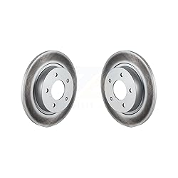 Genius Rear Coated Disc Brake Rotors Pair
