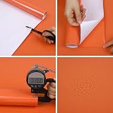 Hode Orange Vinyl Wrap 60cm x 5m Glitter Self Adhesive Wallpaper view 2
