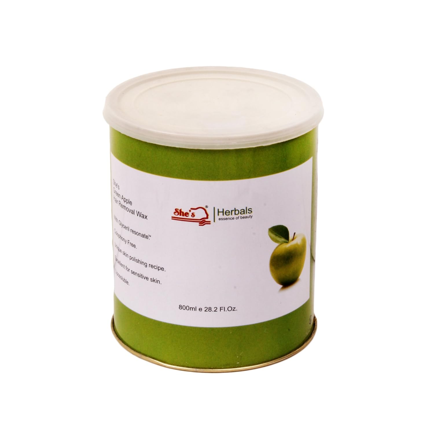 She S Green Apple Hair Removal Wax For Whitening Skin 800 Gm