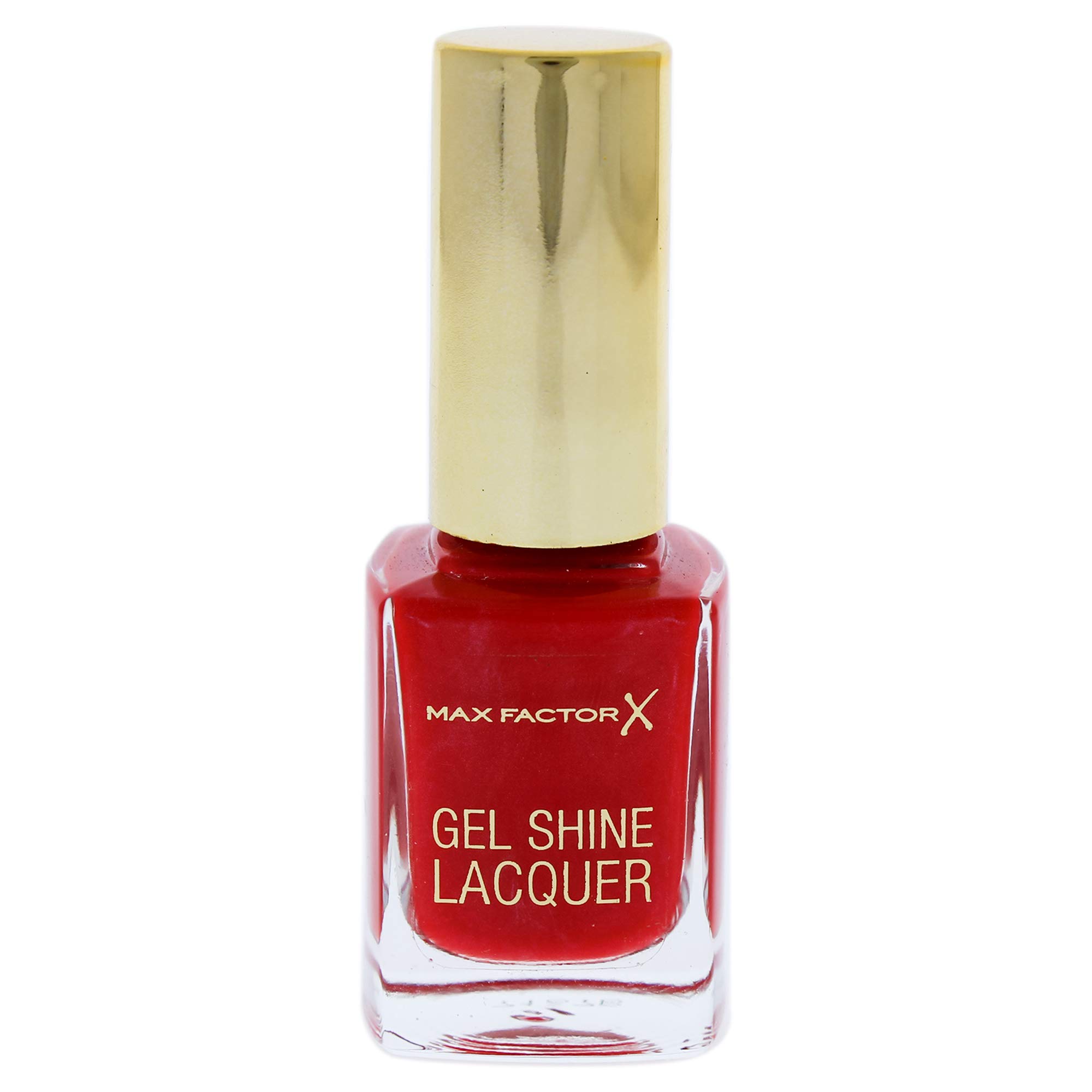 Max Factor Gel Shine Lacquer Nail Polish, 11 ml, 25 Patent Poppy