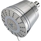 Sprite Showers Pure 7-Setting Filtered 1.75GPM Showerhead in Brushed Nickel (AE7E-BN-R)