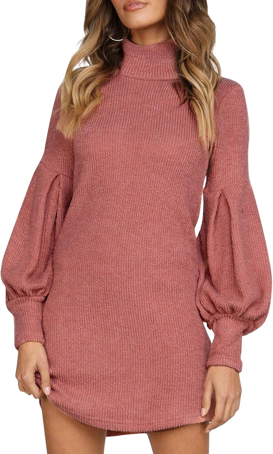 red oversized sweater