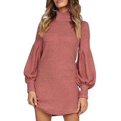 Amazon Turtleneck Oversized Sweater Dress Buy Women's Oversized