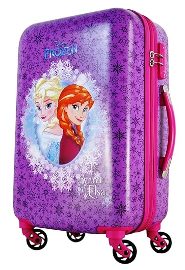 GAMME Disney Frozen Polycarbonate 53.01 cms Purple Hardsided Cabin Luggage (GD16RRGT001)