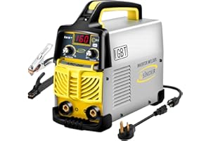 S SIMDER SSIMDER Stick Welder ARC200 160Amp 110V/220V Dual Voltage DC Welding Machine Digital IGBT Inverter ARC Welder with ARC Force Portable ARC MMA Welder Machine