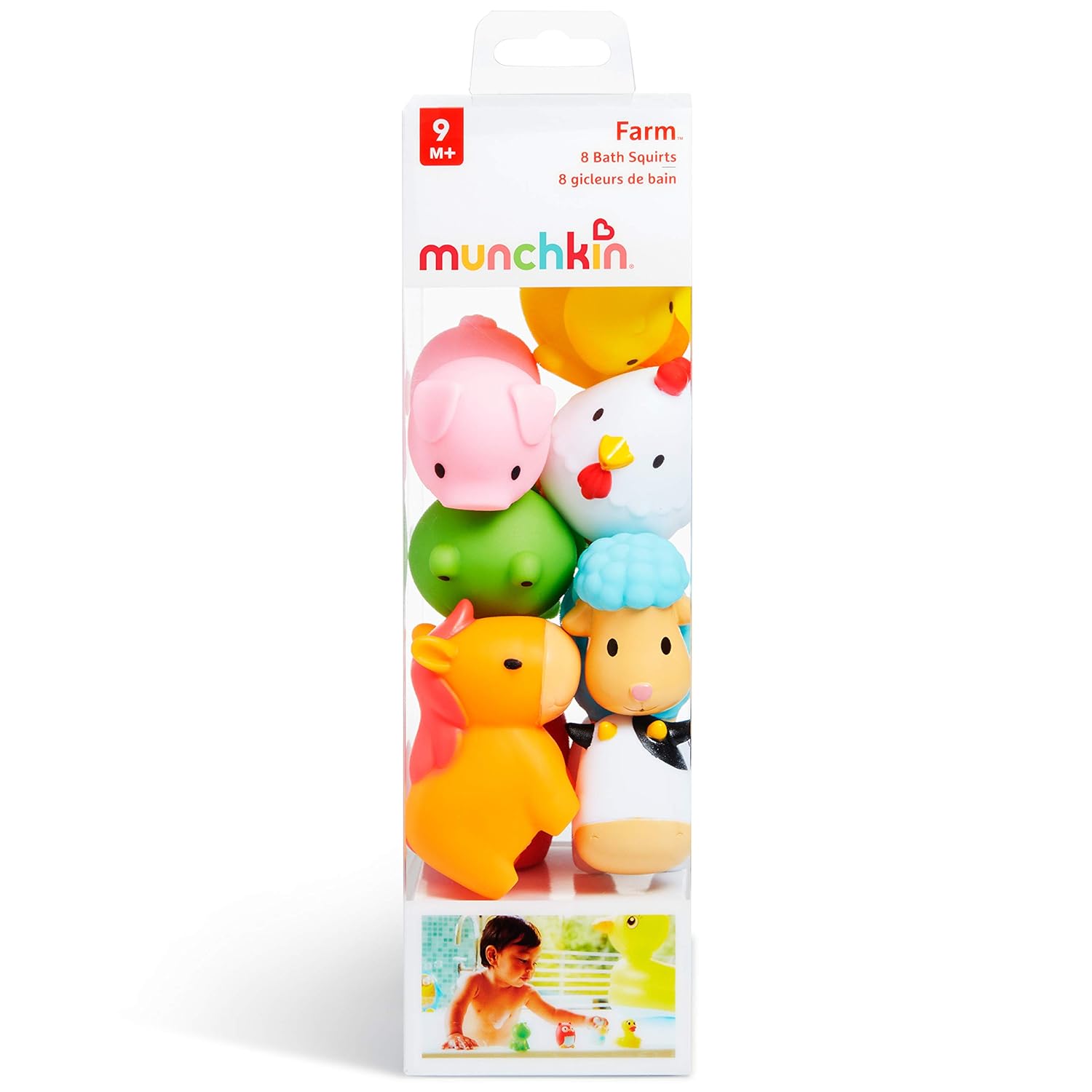 Munchkin Squirtin Bath Toy, Barnyard Friends : Baby