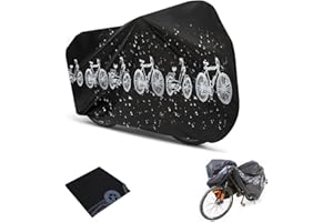 Bike Cover - Waterproof, UV-Protected, 190T Nylon, Fits Bikes with 29-Inch or Smaller Wheels, Compact Storage, Easy to Use, I