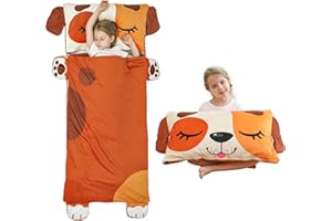 Rabtero Kids Sleeping Bag, Toddlers Nap Mat, Girls Sleeping Mat for Daycare Preschool, Slumber Bag, Pillow, Blanket 3 in 1