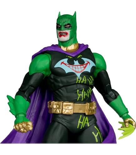 DC Multiverse Batman (Dark Nights: Death Metal) Jokerized Gold