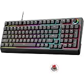 Gegago Mechanical Gaming Keyboard, 98 Keys | Wired, Red Switches