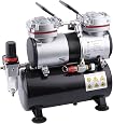 Compresseur Aerographe Fengda FD-196A Avec Réservoir 3,5L - Régulateur De Pression Et Arrêt Auto - Pour Maquillage Et Tatouage