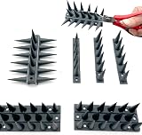 S4U Fence Wall Spikes 12pc Anti-Climb Deterrent Brown 44.3cm 5.3m-15.9m view 3