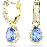 Swarovski Chroma Crystal Earring Collection, Gold Tone Finish Setting