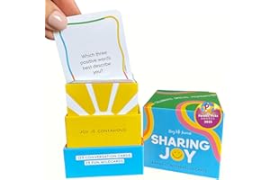Big Life Journal – Sharing Joy Conversation Cards – 150 Prompts to Spark Joy, Gratitude & Meaningful Conversations – Gift for Families, Kids & Parents for Holidays, Road Trips & Family Dinners