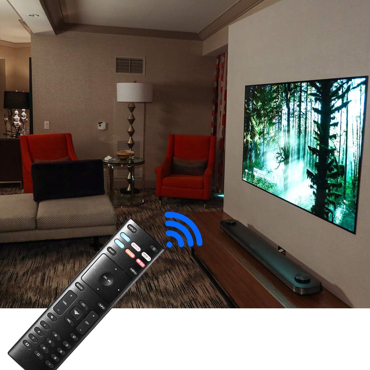 XRT136 Universal Replacement Remote Control Compatible with All Vizio Smart TV Include D-Series M-Series P-Series V-Series: Home Audio & Theater