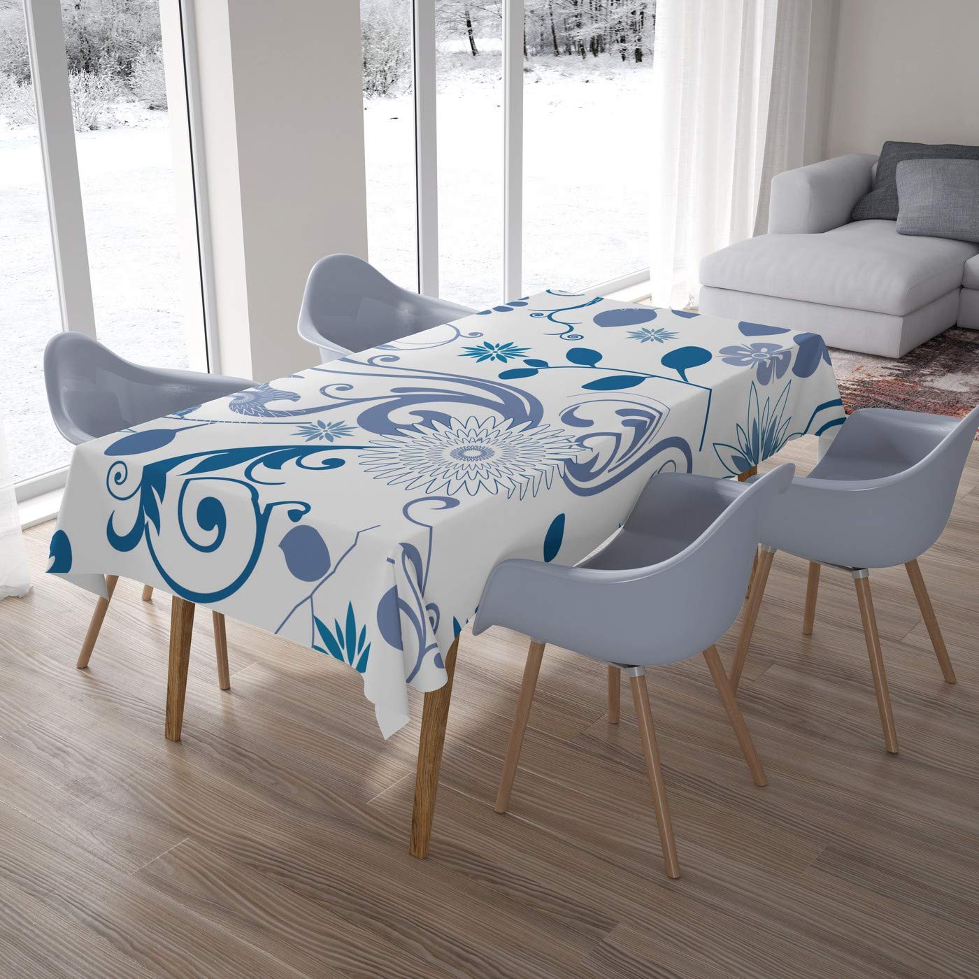Bonamaison Kitchen Decoration, Tablecloth, 140cm x 200cm - Designed and Manufactured in Turkey