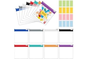 16 Pcs Mini Zipper Pouch, Reusable Pill Pouches for TravelPill Packets Ziplock, Small Leak-Proof Zipper Vitamin Bags for Trav