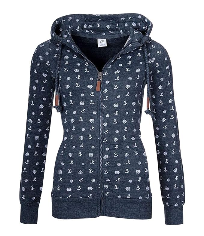 Sweatjacke Damen Kapuzenjacke Oversized Sweatshirt Hoodie Jacke Damen Kapuze Hoodies Sweatshirtjacke Kapuzensweatjacke Sweats