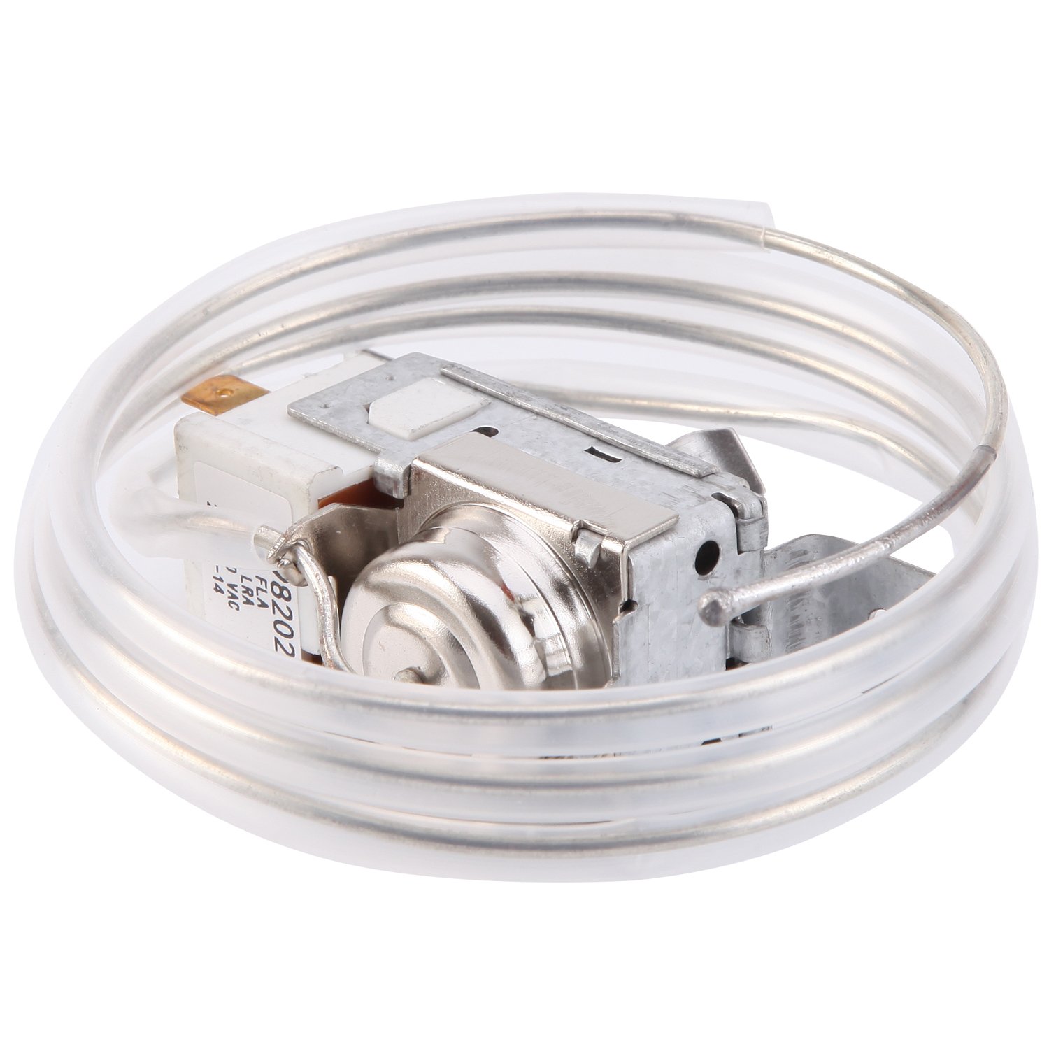 2198202 Thermostat for Refrigerator, Replace Whirlpool, Kenmore 2198202, 1110552, 1115242, 1115243, 1115244, 1115245, 1129437, 2161283, 2161284, 2169112, 2169113, 2198201, PS11739232, WP2198202VP.