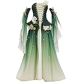 daizbella Elf Costume for Women Flower Fairy Outer Dress Ren Faire Dress Medieval Renaissance Costume