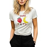 MARSVOVO Summer Oversized Tshirt for Women Cotton Loose Fit Casual Graphic Tees Basic Crewneck Short Sleeve Cute Tshirt