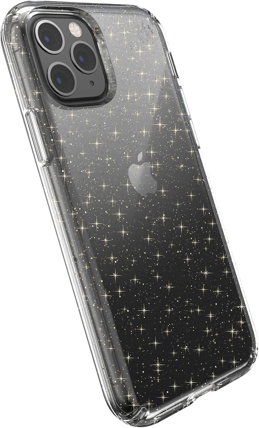 Speck iPhone 11 Pro Case - Presidio Clear + Glitter - Protective Ultra Thin Slim Hard Anti Scratch Cover - Clear/Glitter