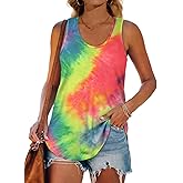 Womens Tank Tops Racerback Loose Shirts for Women Summer