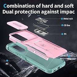 for Samsung Galaxy A54 5G Case with Slide Camera