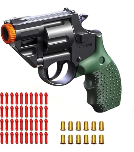 Amazon.com: Toshi Station Broomhandle Toy Gun Soft Bullet Blaster
