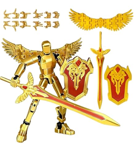 Amazon.com: MerryXD T13 3D Action Figure,Assembly Completed Dummy